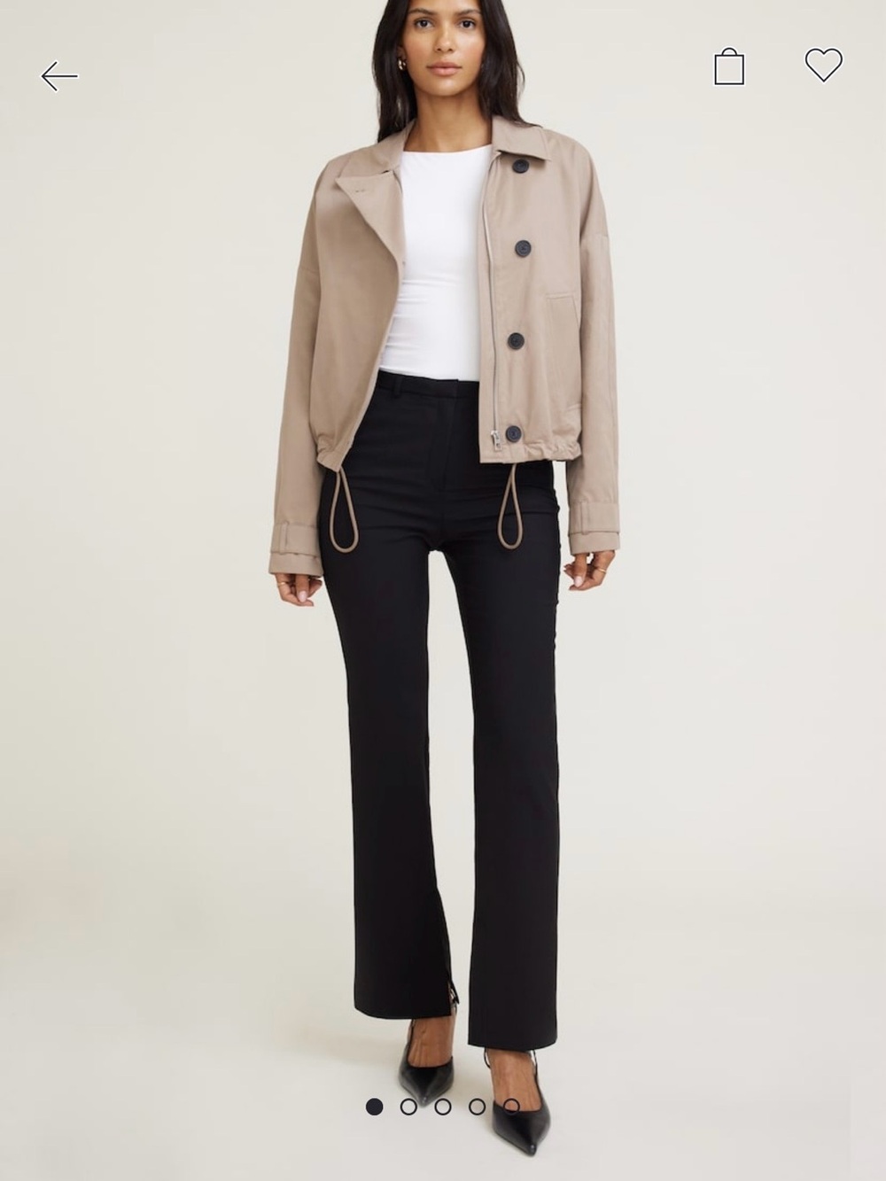 Dynamite High Rise Slim Leg Pants - US 8